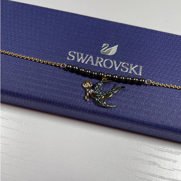 Swarovski Remix Collection Tarot Magic Bird Bracelet Medium Dark Multi - Picture 8 of 11